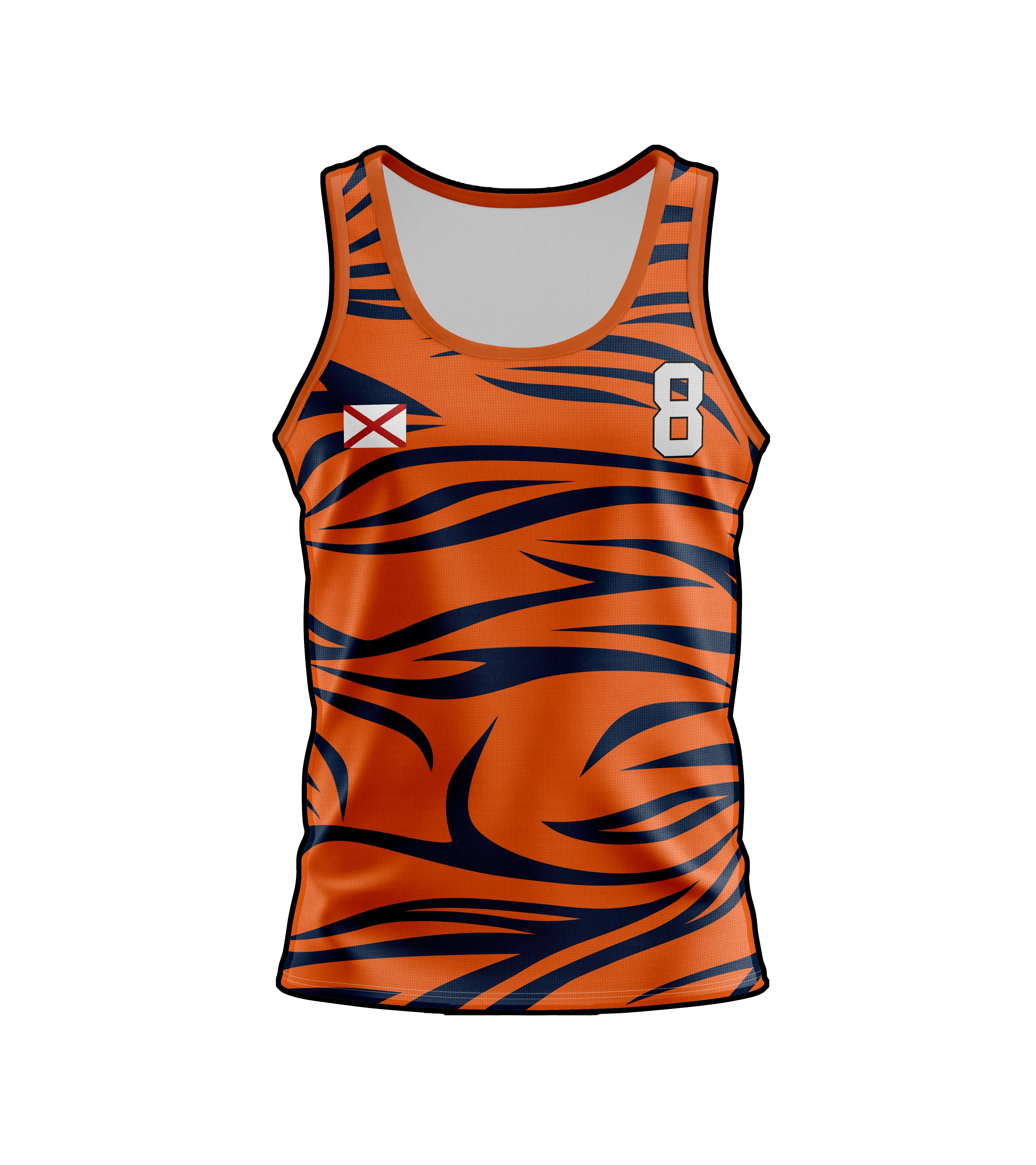Tiger Stripes — Orange colourway